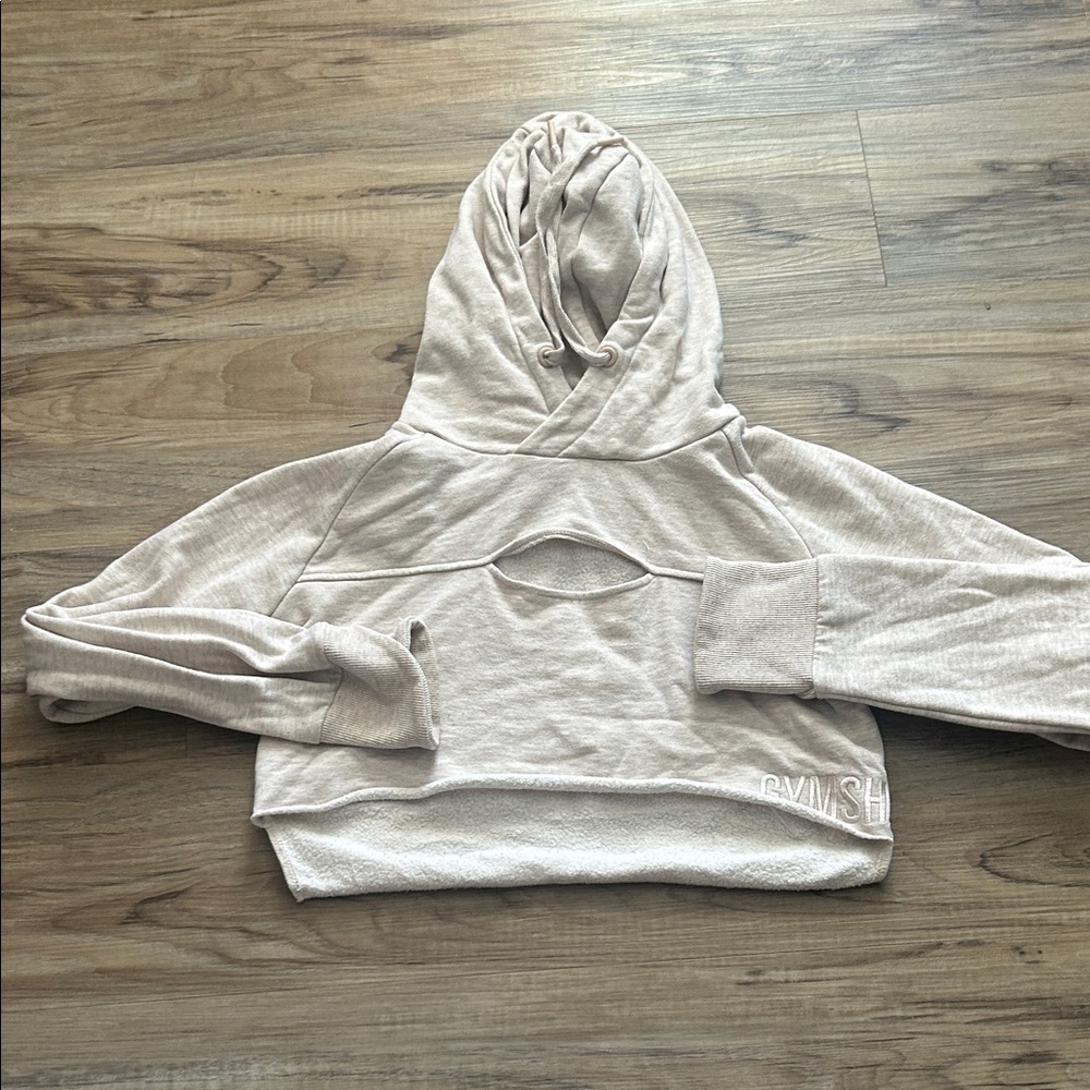 Gymshark Light Beige Hoodie